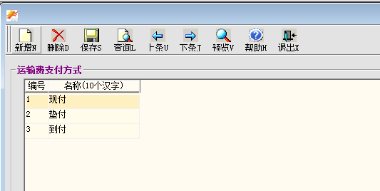 运输费支付方式